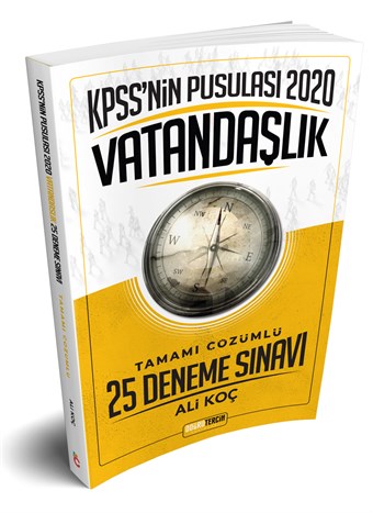 2020 KPSS'NİN Pusulası Vatandaşlık 25 Deneme Doğru Tercih Yayınları