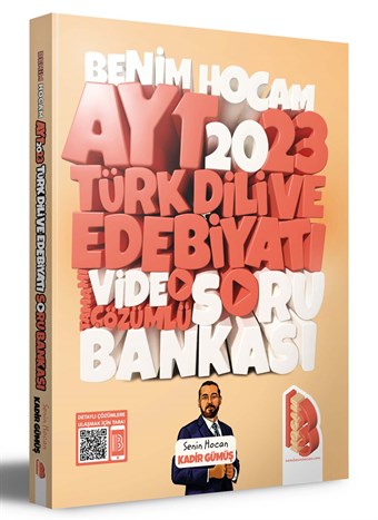 2023 AYT Türk Dili ve Edebiyatı Tamamı Video Çözümlü Soru Bankası Benim Hocam Yayınları  