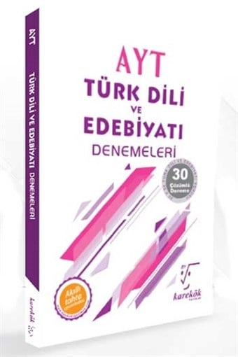 Karekök Yayınları AYT Türk Dili ve Edebiyatı Çözümlü 30 Deneme