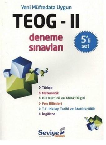 Seviye Yayınları 8.Sınıf TEOG - II 5'li Deneme Sınavları