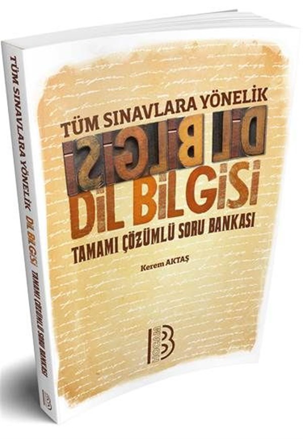 Benim Hocam Yayınları 2019 Tüm Sınavlara Yönelik Dil Bilgisi Tamamı Çözümlü Soru Bankası
