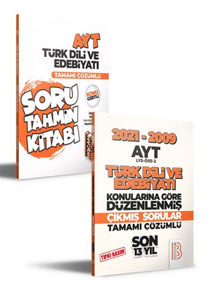 AYT Türk Dili ve Edebiyatı Soru Tahmin Kitabı ve Çıkmış Soru Bankası Seti Benim Hocam Yayınları