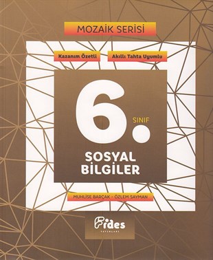 Fides Yayınları 6. Sınıf Sosyal Bilgiler Mozaik Serisi Kazanım Özetli Soru Bankası