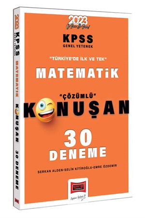 Yargı Yayınları 2023 KPSS Matematik Tamamı Çözümlü Konuşan 30 Deneme