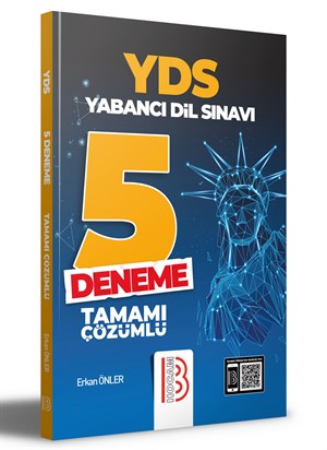 YDS Yabancı Dil Sınavı Tamamı Çözümlü 5 Deneme Benim Hocam Yayınları