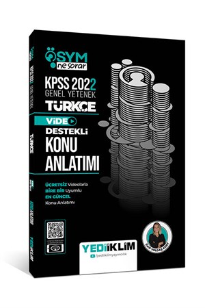 Yediiklim Yayınları 2022 KPSS Genel Yetenek ÖSYM Ne Sorar Türkçe Video Destekli Konu Anlatımı